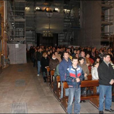 26 februarie 2010: Torino: Vizita PS Petru Gherghel la comunitatea catolicilor români