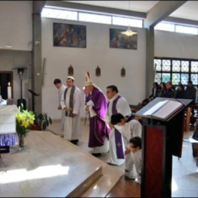 7 martie 2010: Ladispoli: Vizita PS Petru Gherghel la comunitatea catolicilor români