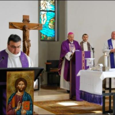 7 martie 2010: Ladispoli: Vizita PS Petru Gherghel la comunitatea catolicilor români
