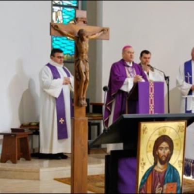 7 martie 2010: Ladispoli: Vizita PS Petru Gherghel la comunitatea catolicilor români