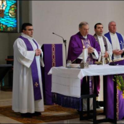 7 martie 2010: Ladispoli: Vizita PS Petru Gherghel la comunitatea catolicilor români
