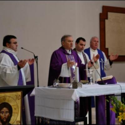 7 martie 2010: Ladispoli: Vizita PS Petru Gherghel la comunitatea catolicilor români