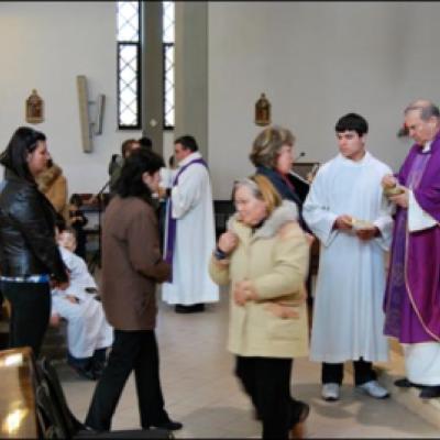 7 martie 2010: Ladispoli: Vizita PS Petru Gherghel la comunitatea catolicilor români