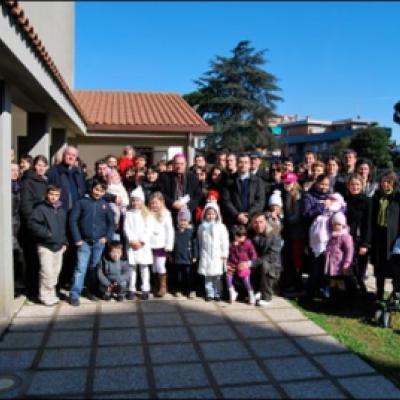 7 martie 2010: Ladispoli: Vizita PS Petru Gherghel la comunitatea catolicilor români