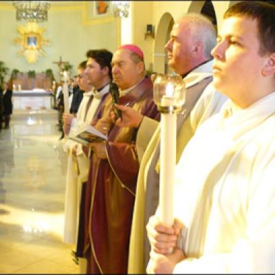7 martie 2010: Roma: PS Petru Gherghel din nou în vizită la "fraţi"