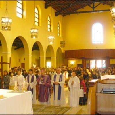 7 martie 2010: Roma: PS Petru Gherghel din nou în vizită la "fraţi"