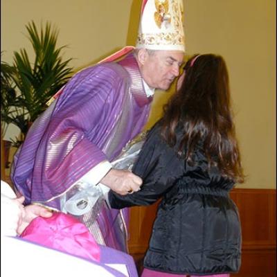 7 martie 2010: Roma: PS Petru Gherghel din nou în vizită la "fraţi"