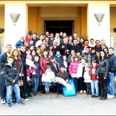 7 martie 2010: Roma: PS Petru Gherghel din nou în vizită la "fraţi"