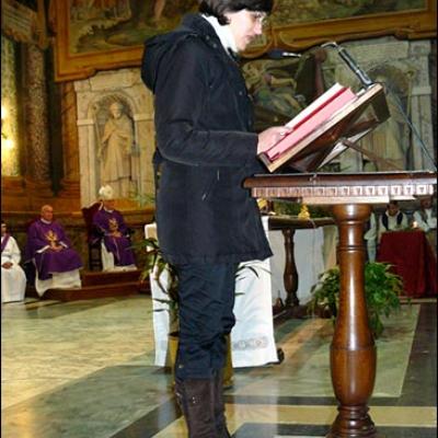 7 martie 2010: Roma: PS Petru Gherghel din nou în vizită la "fraţi"