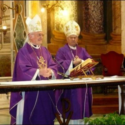 7 martie 2010: Roma: PS Petru Gherghel din nou în vizită la "fraţi"