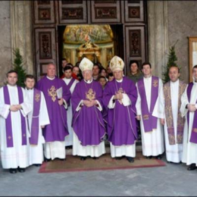 7 martie 2010: Roma: PS Petru Gherghel din nou în vizită la "fraţi"