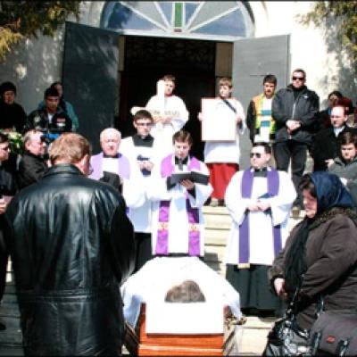 23 martie 2010: Siret: Liturghie pentru pr. Ştefan Babiaş