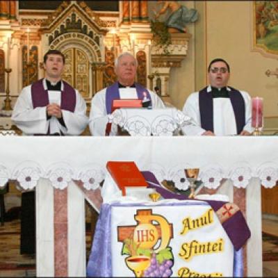 23 martie 2010: Siret: Liturghie pentru pr. Ştefan Babiaş