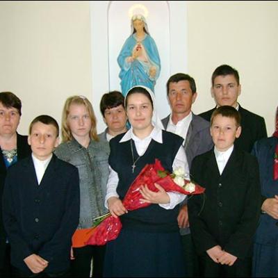 27 martie 2010: Baraţi: Intrare în noviciat