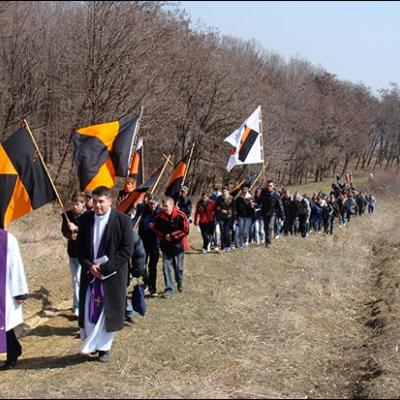 27 martie 2010: Valea Mare: Calea crucii organizată de Kolping