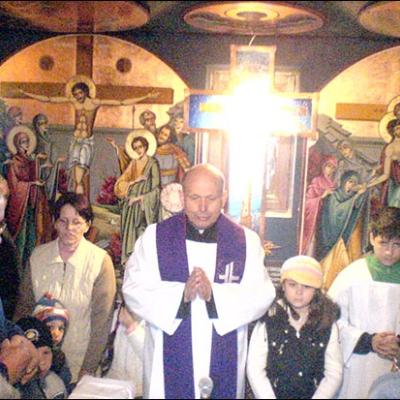 31 martie 2010: Tomeşti: Calea Crucii pe Dealul Ceriului