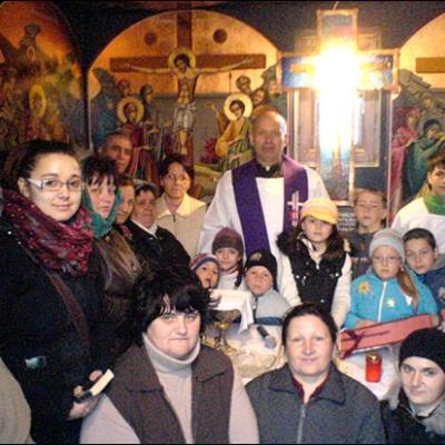 31 martie 2010: Tomeşti: Calea Crucii pe Dealul Ceriului