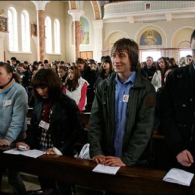 10 aprilie 2010: Mărgineni: Ziua zonală a tinerilor din AC Bacău