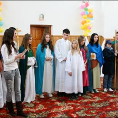 10 aprilie 2010: Mărgineni: Ziua zonală a tinerilor din AC Bacău