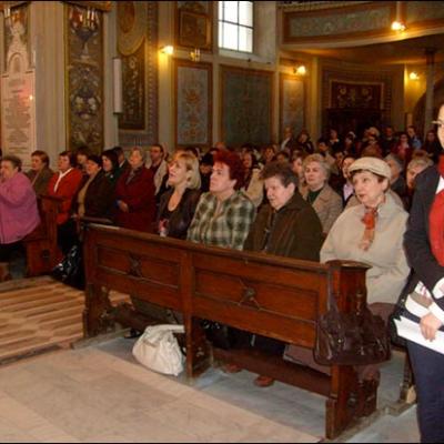 13 aprilie 2010: Iaşi: Întâlnire de rugăciune organizată de Acţiunea Catolică