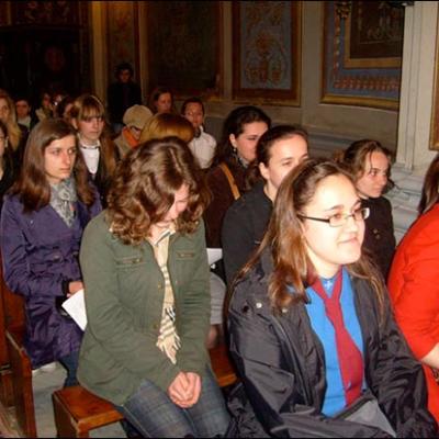 13 aprilie 2010: Iaşi: Întâlnire de rugăciune organizată de Acţiunea Catolică