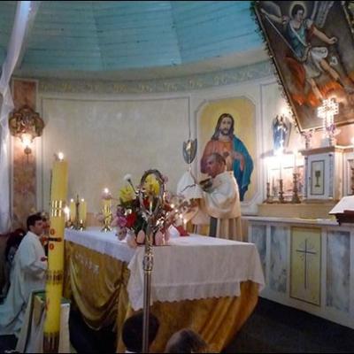 17 aprilie 2010: Stufu: Sfinţirea pietrei de temelie