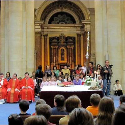 19 aprilie 2010: Torino: Pelerinajul românilor catolici la Giulgiu