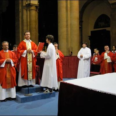 19 aprilie 2010: Torino: Pelerinajul românilor catolici la Giulgiu