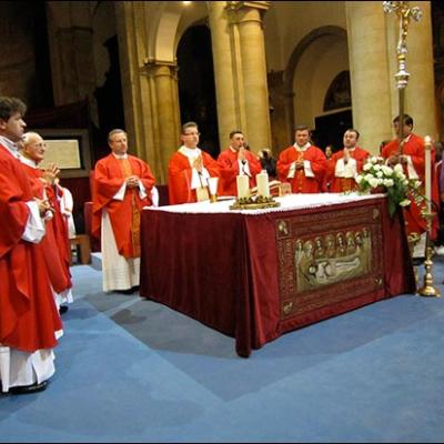19 aprilie 2010: Torino: Pelerinajul românilor catolici la Giulgiu
