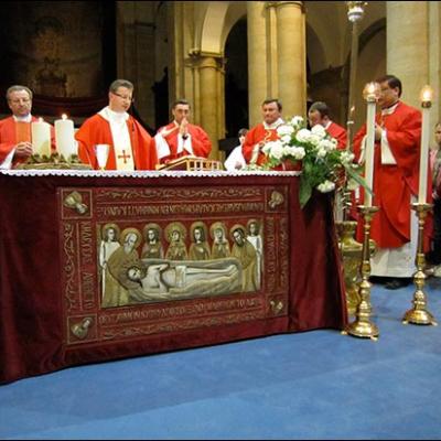19 aprilie 2010: Torino: Pelerinajul românilor catolici la Giulgiu