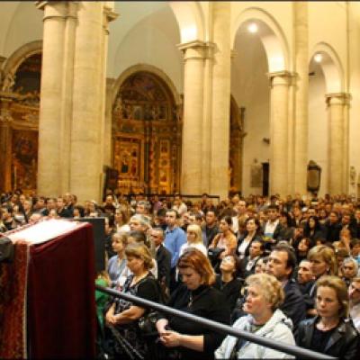 19 aprilie 2010: Torino: Pelerinajul românilor catolici la Giulgiu