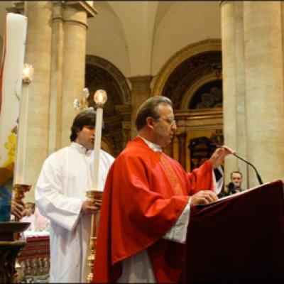 19 aprilie 2010: Torino: Pelerinajul românilor catolici la Giulgiu