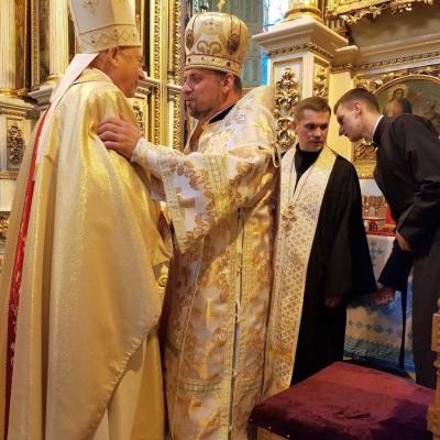 18 noiembrie: PS Petru Gherghel la inaugurarea Eparhiei Greco-Catolice de Cernăuţi (Ucraina)