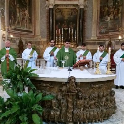 29 octombrie: Roma: Vizita părinţilor diaconi orionini în comunitatea "San Vitale"