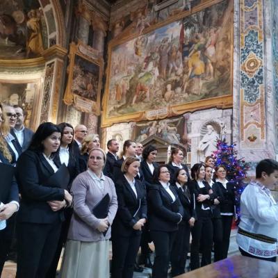 15 decembrie: Roma: Concert de colinde cântat de graiuri româneşti în biserica "San Vitale"