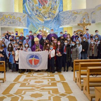 5 decembrie: Iaşi: Adeziunea la Acţiunea Catolică în Parohia "Adormirea Maicii Domnului"