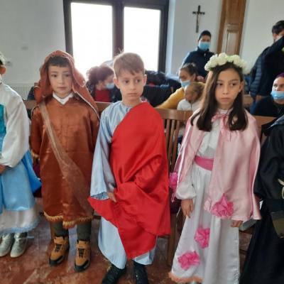 21 noiembrie: Pildeşti: Sfinţii, oamenii de pe pământ, cerul şi pământul aduc slavă lui Isus, Regele Universului