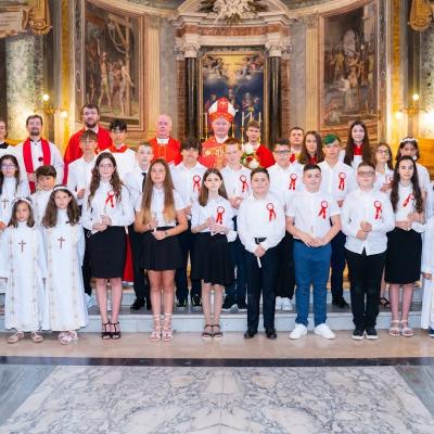 3-4 iulie: Roma: Conferirea sacramentului Mirului în comunităţile din Grotte Celoni şi San Vitale