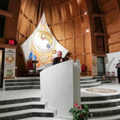 18 martie: Piatra Neamţ: A cincea cateheză a PS Iosif din Postul Mare în Parohia "Sfântul Iosif Muncitorul"
