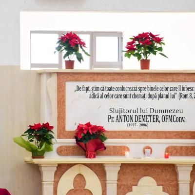 18 decembrie: Roman: Comemorarea trecerii la Tatăl a pr. Anton Demeter OFMConv.
