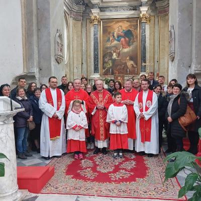 4 decembrie: Civitavecchia (Italia): Hramul comunităţii "Fericitul Anton Durcovici"
