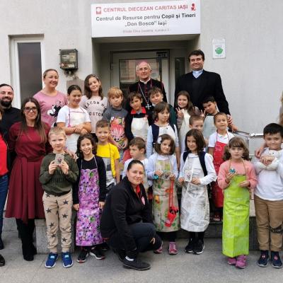 11-13 octombrie: Vizită pastorală la Asociaţia Centrul Diecezan Caritas Iaşi