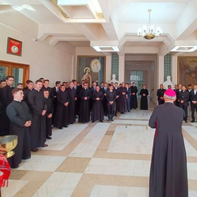 1-4 octombrie: Vizită pastorală la Institutul Teologic Romano-Catolic "Sfântul Iosif" din Iaşi