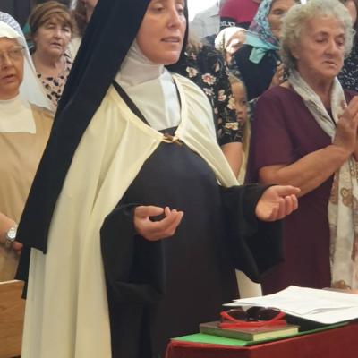 20 august: Luncani: Profesiune solemnă în rândul surorilor carmelite