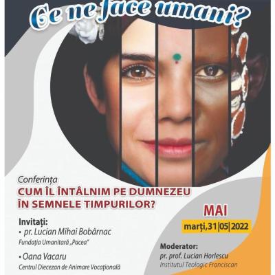 31 mai: Roman: "Ce ne face umani?" - Întâlnirea lunară a Academiei "Petru Tocănel"