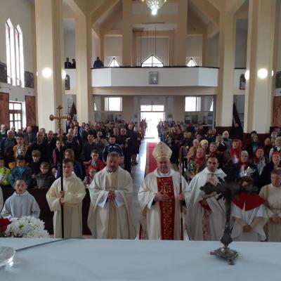 24 aprilie: Coman: Vizita episcopului auxiliar Petru Sescu