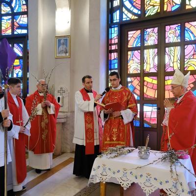 10 aprilie: Iaşi (catedrală): Sfânta Liturghie solemnă din Duminica Floriilor