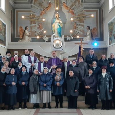 2 aprilie: Mărgineni: Zi de reculegere a persoanelor consacrate din zona Bacău