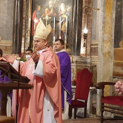 27 martie: Italia: PS Petru Sescu în vizită pastorală la Roma