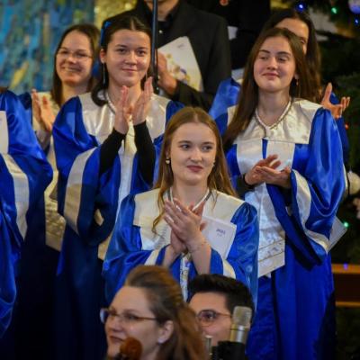 17 decembrie: Iaşi: Al XXVII-lea Concert de Crăciun al corului de tineri "Juvenes Ecclesiae". Foto: Laurenţiu Dîncă